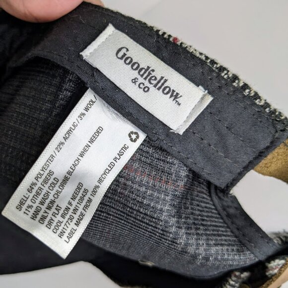 Tweed Fall Baseball Cap One Size Minimalist Plaid Casual 6 Panel Ball Hat - Picture 6 of 6